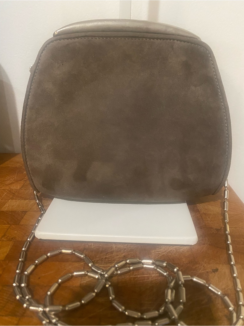 De Vecchi Milano 1935 Suede Mini Bag